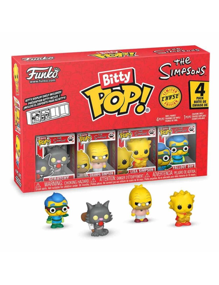 Les Simpsons pack 4 figurines Bitty POP! Vinyl Series 4 2,50 cm   cm