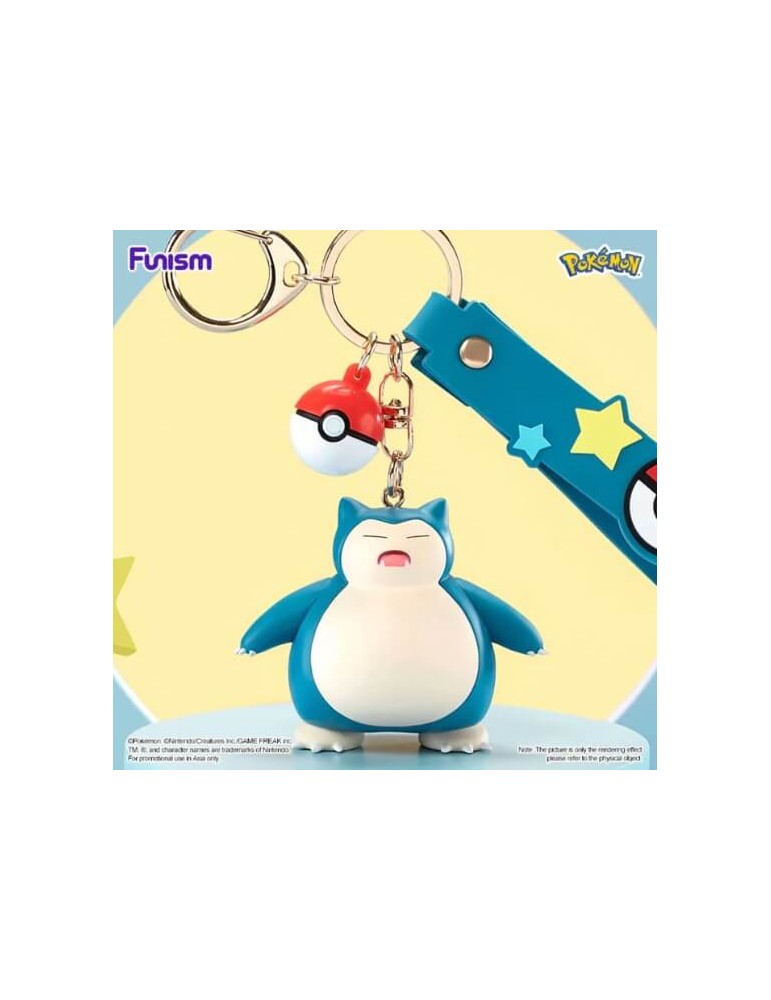 Pokemon Porte Clé Ronflex 5 cm
