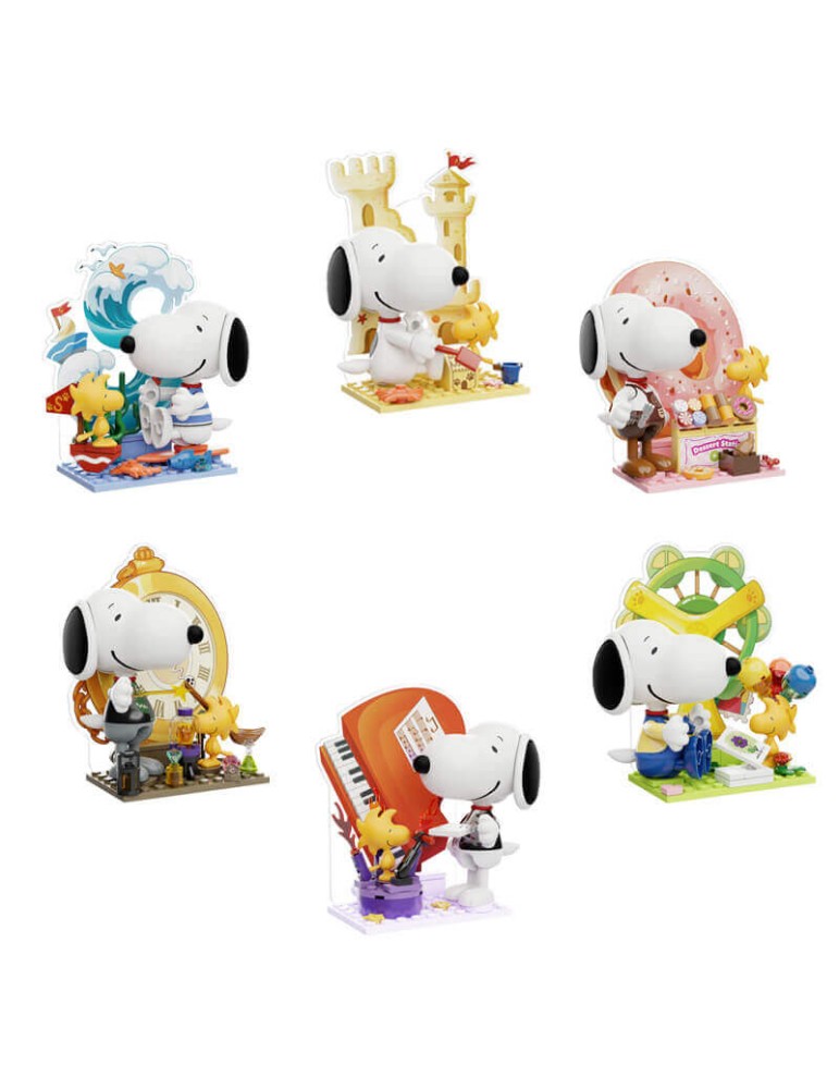 Peanuts Figurine Snoopy Letter World Serie Blind Box 11cm