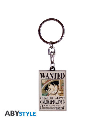 ONE PIECE - Porte-clés "Wanted Luffy"
