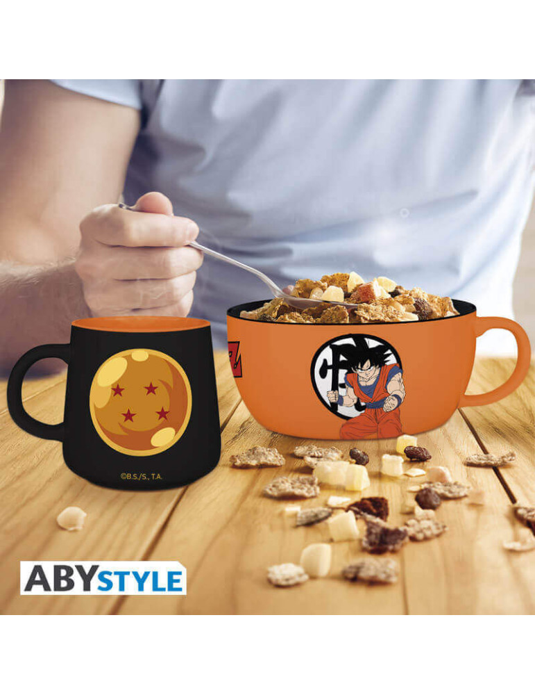DRAGON BALL - Set Petit Déjeuner Mug + Bol - Goku