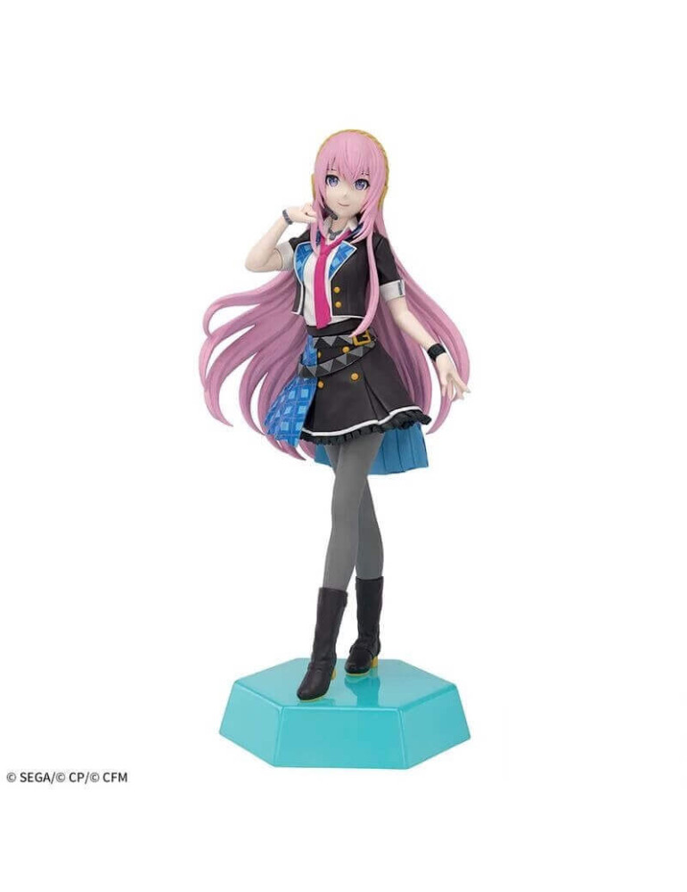 Hatsune Miku Colorful Stage! Figurine Desktop x Decorate Collections Megurine Luka School Sekai Ver 15 cm