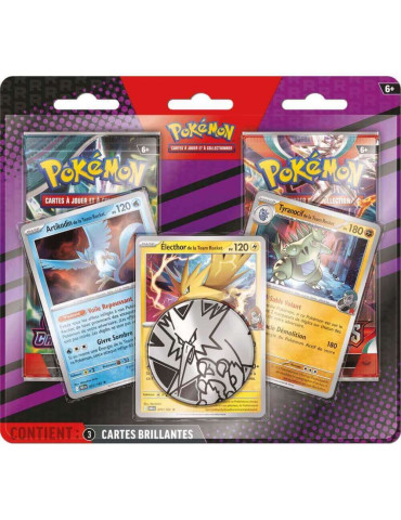 Pokémon pack 2 Boosters EV03/EV06 - Artikodin & Elector & Tyranocif de la team rocket ( Version Française )