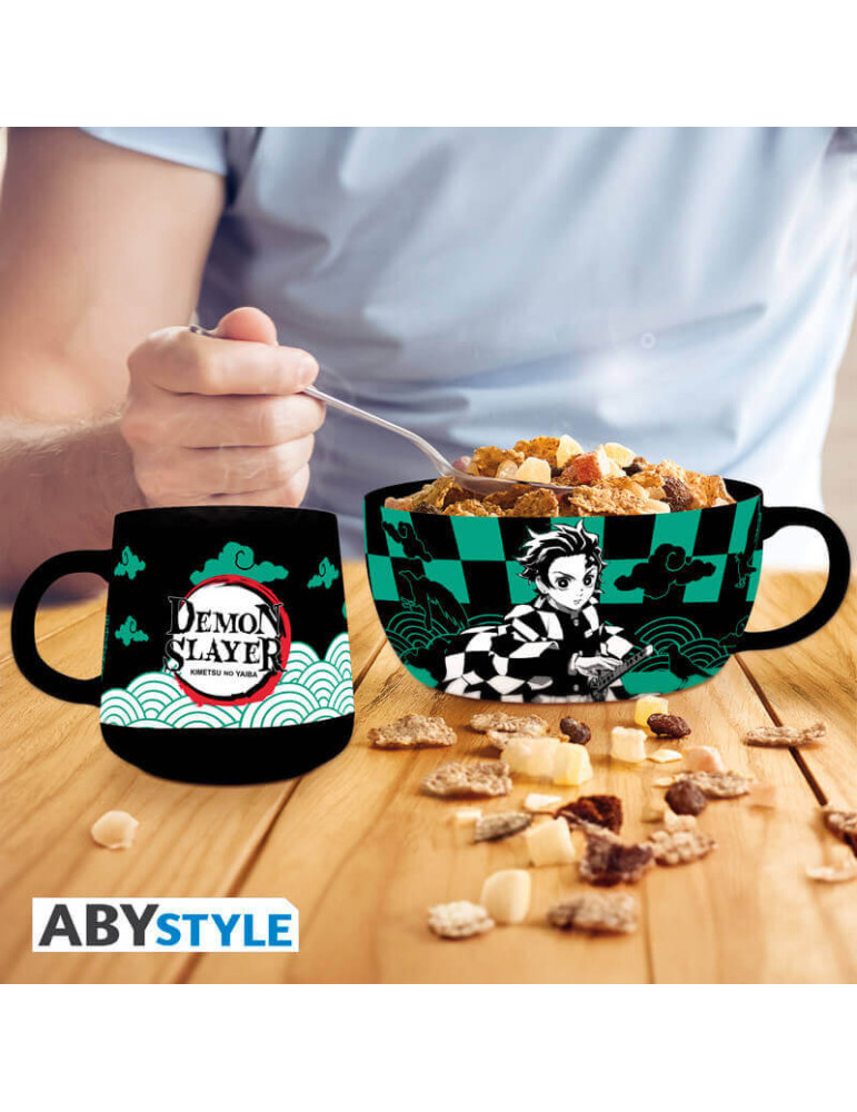 DEMON SLAYER - Set Petit Déjeuner Mug + Bol