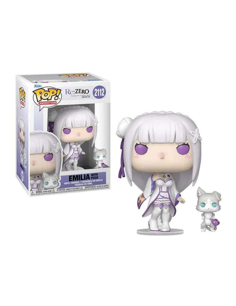 Re Zero - Funko Pop 2112 Emilia w/ Puck