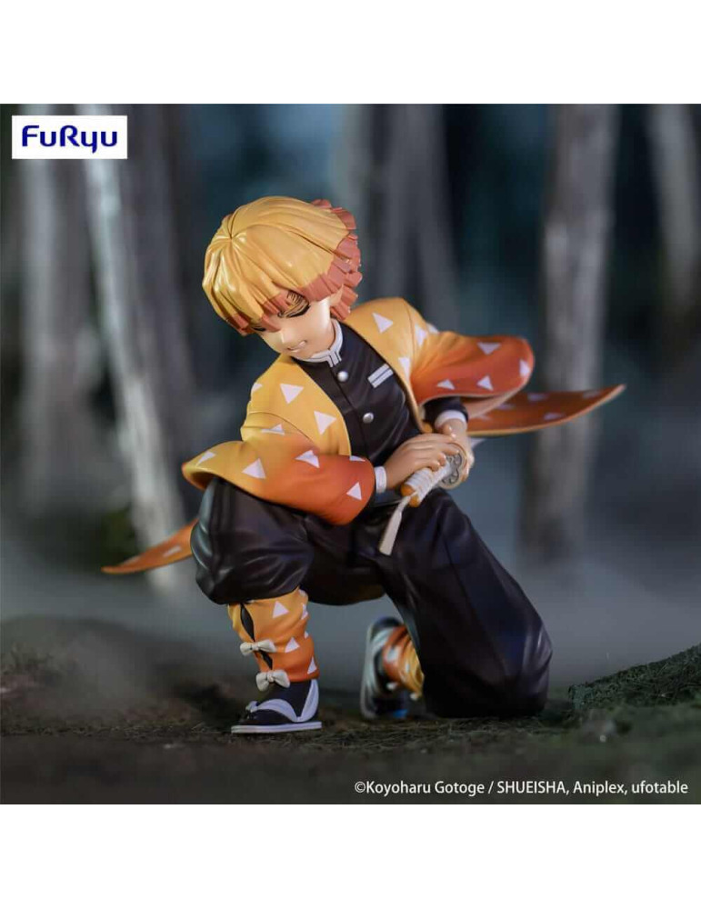 Demon Slayer Figurine Noodle Stopper Zenitsu Agatsuma 10 cm