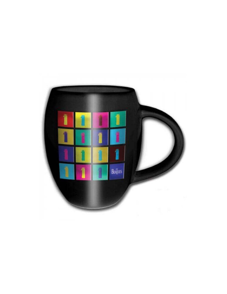 THE BEATLES - Oval Embossed Mug 450 ml Album Tiled