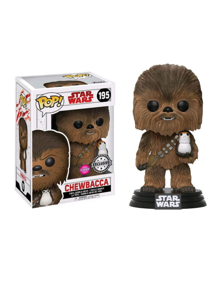 Star Wars - Funko Pop 195 Chewbacca Exclusive Flocked