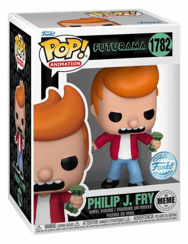 Futurama - Funko Pop 1782 Philip J. Fry (Take My Money Meme) Exclusive