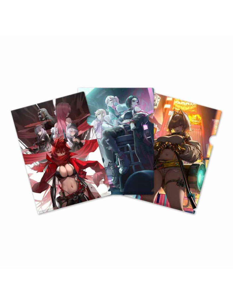 Goddess of Victory Nikke set 3 pochettes transparentes