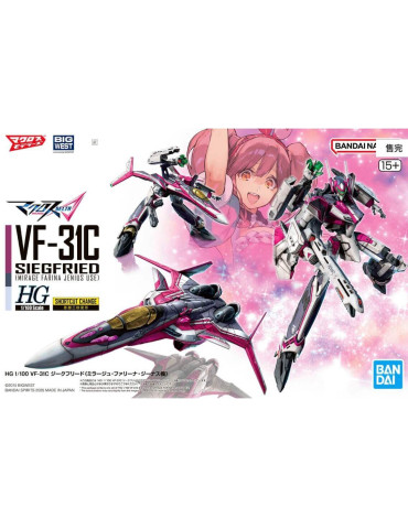 HG - Macross Vf-31c Siegfried Mirage Farina Use Dx Set