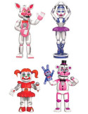 Five Nights at Freddy's pack 4 figurines Sister Location 5 cm ( emballage endommagé )
