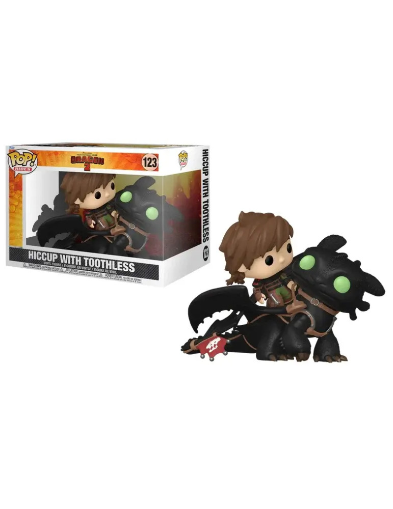 Dragons - Funko Pop 123 Harlod avec Krokmou Toothless