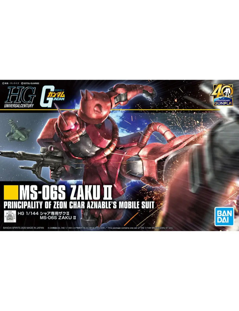 HG - Gundam Zaku II Ms-06s ( 234 )