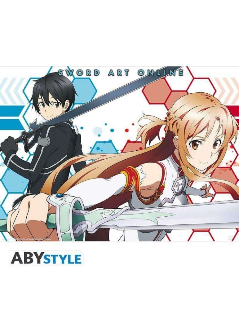 SWORD ART ONLINE - Poster Asuna & Kirito 2 (52x38)