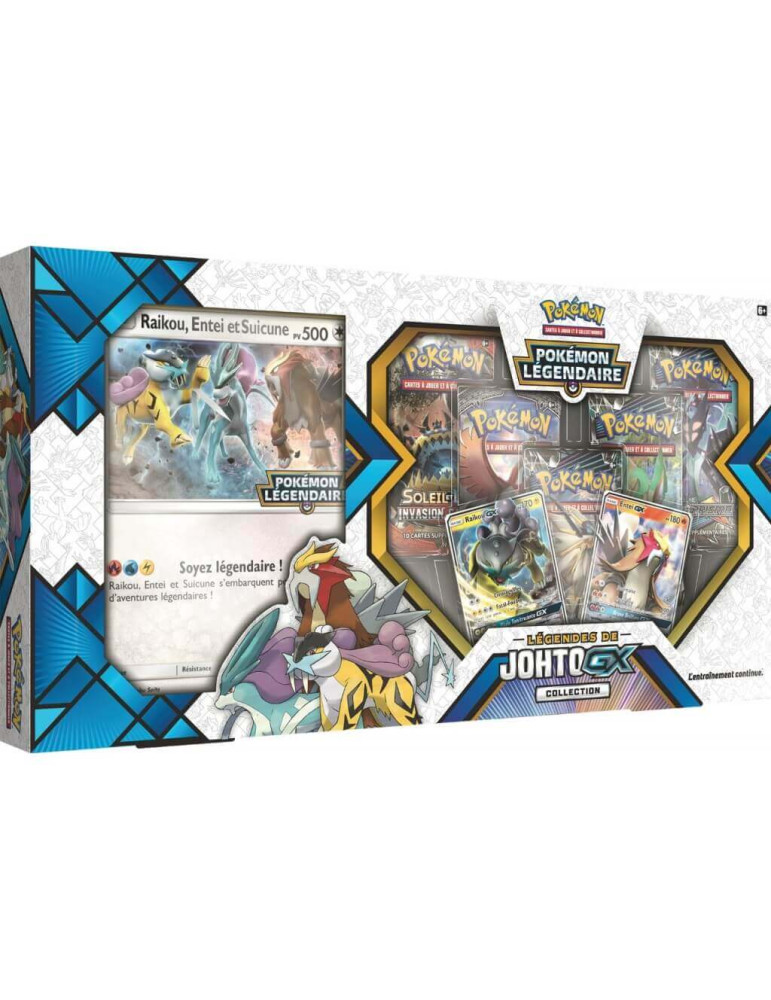 Pokémon - Coffret Légendes de Johto GX Collection : Entei GX et Raikou GX ( Version Française )