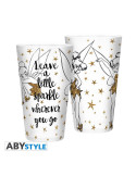 DISNEY - Verre XXL - 400 ml - Clochette Dorée - Paillettes