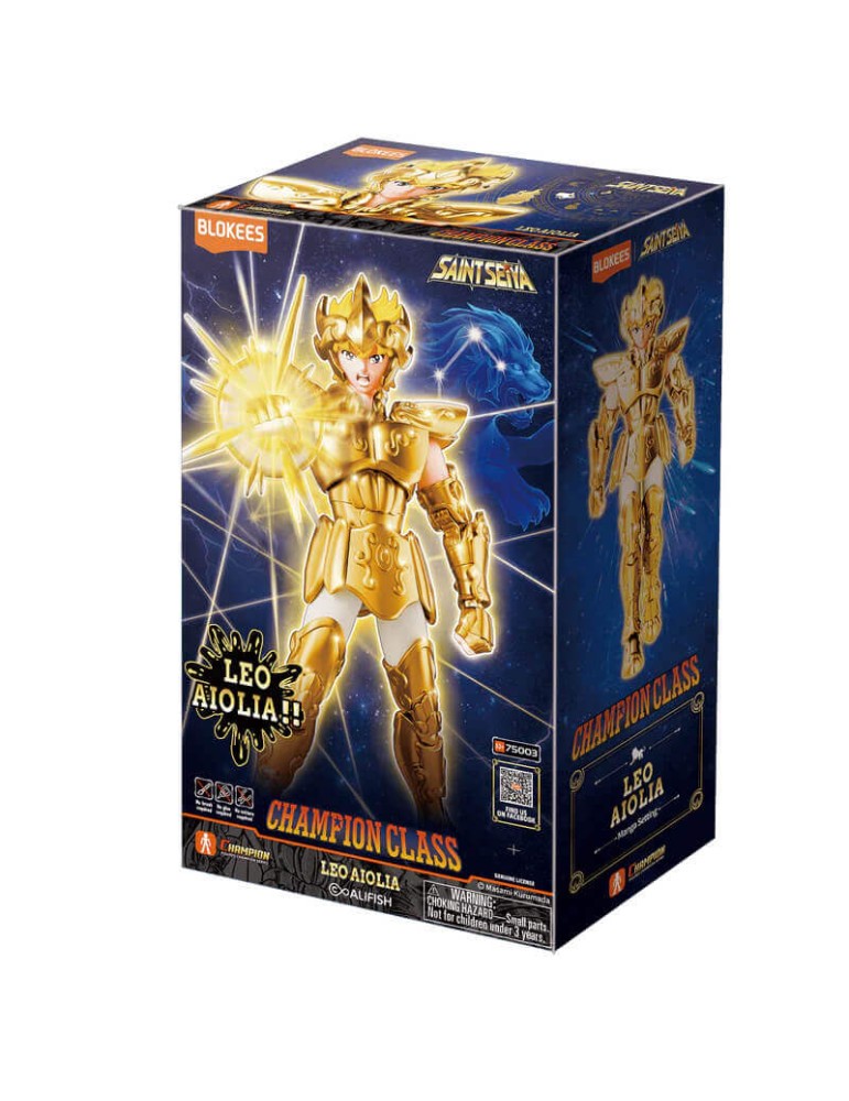 Saint Seiya Model Kit Blokees Champion Class Leo Aiolia