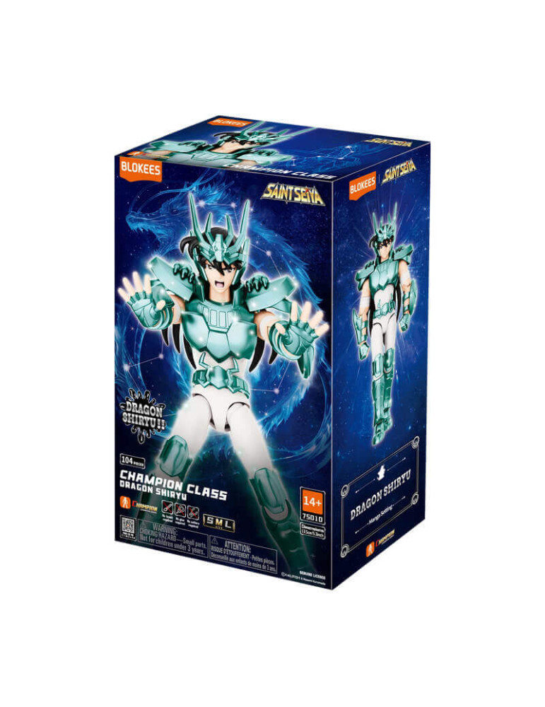 Saint Seiya Model Kit Blokees Champion Class Dragon Shiryu