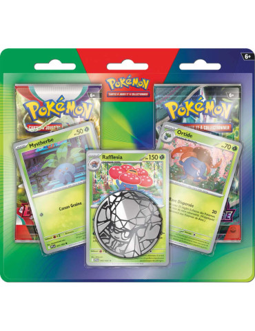 Pokémon pack 2 Boosters EV01 & EV06 : Mystherbe & Rafflesia & Ortide ( Version Française )
