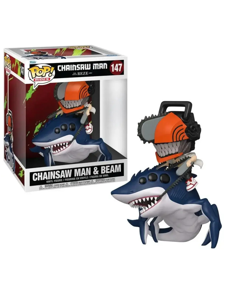 Chainsaw Man - Funko Pop 147 Chainsaw Man & Beam