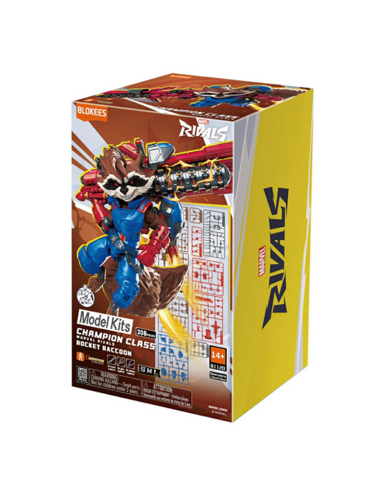 Marvel Heros Model Kit Blokees Champion Class 08 Rocket Raccoon