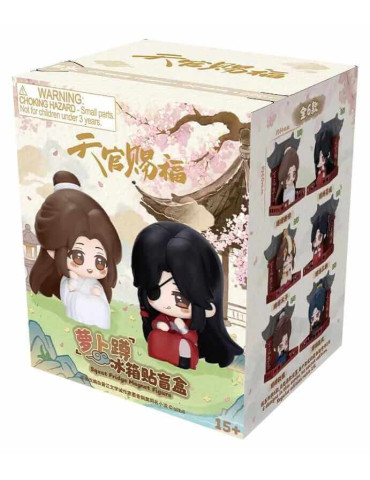 Heaven Official's Blessing présentoir boîte-mystère 3D Magnets Luo Bo Dun Series Blind Box
