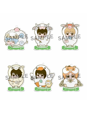 Gintama figurine acrylique Prince Hata & Animal Paradise Farm of Love & Peace 6 cm Blind Box