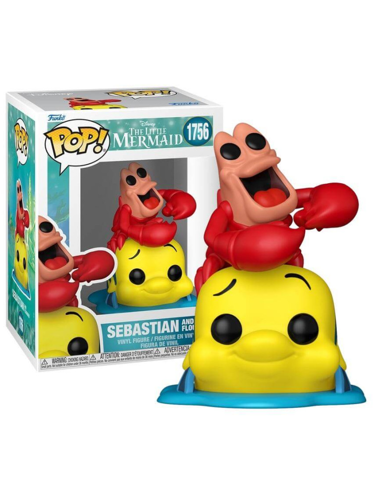 The Little Mermaid - Funko Pop 1756 Sébastien & Polochon
