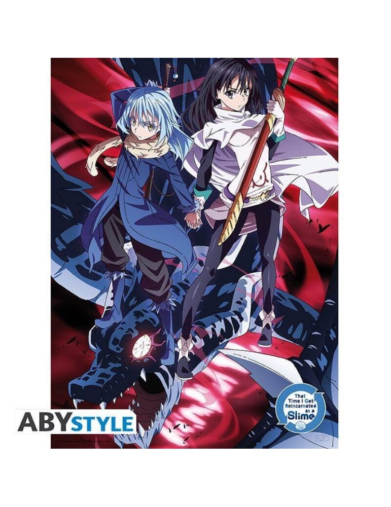 Moi quand je me réincarne en slime - Poster "Rimuru & Shizu" (52x38)