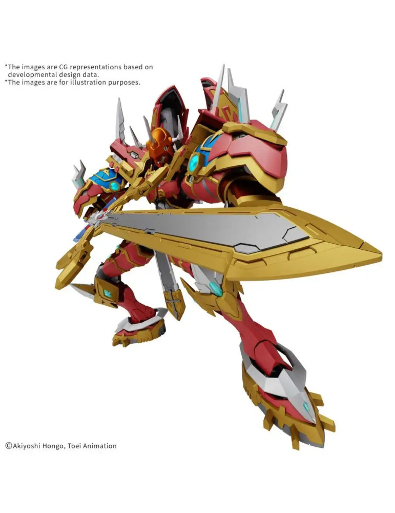 Digimon Maquette Figure-Rise Kaisergreymon Amplified