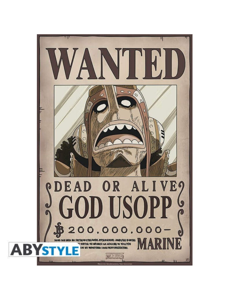 ONE PIECE - Poster "Wanted Usopp New" (52x35)