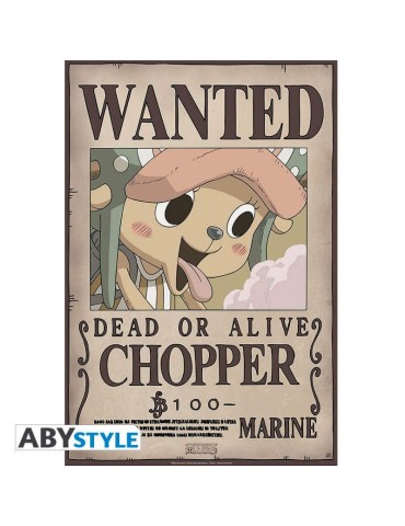ONE PIECE - Poster "Wanted Chopper New" (52x38)
