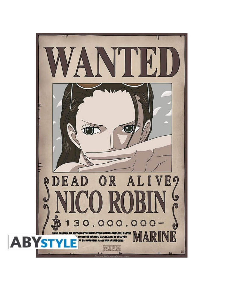 ONE PIECE - Poster "Wanted Robin New" (52x35)