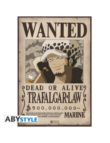 ONE PIECE - Poster "Wanted Trafalgar Law" (52x38)