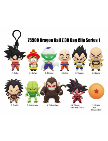 Dragon Ball Z 3D présentoir porte-clés 3D série 1 Blind pack