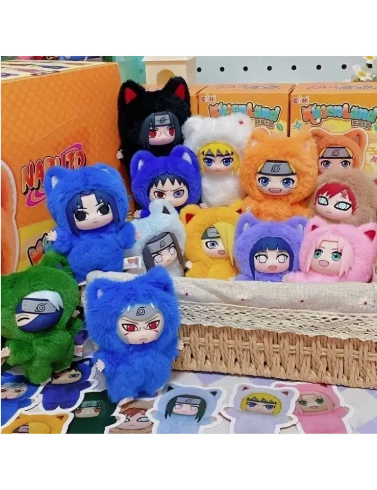 NARUTO SHIPPUDEN - Plush Doll Keychain EAKI Kitttenland Blind Box