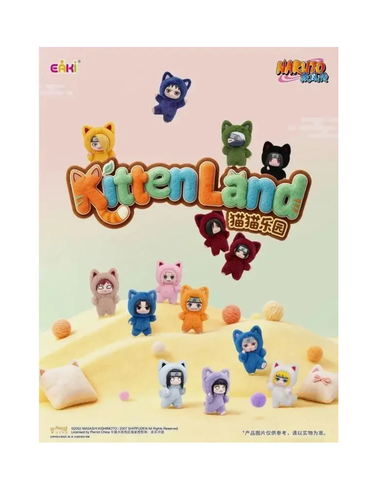 NARUTO SHIPPUDEN - 2 Plushes Dolls Keychains EAKI Kitttenland Blind Boxes