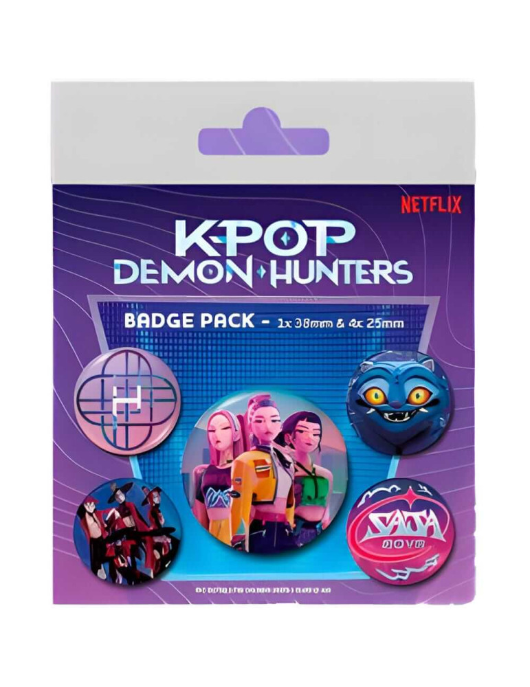 KPop Demon Hunters pack 5 badges