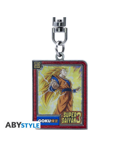 DRAGON BALL - Porte-clés Lenticular - DBZ/Goku Super Saiyan 3