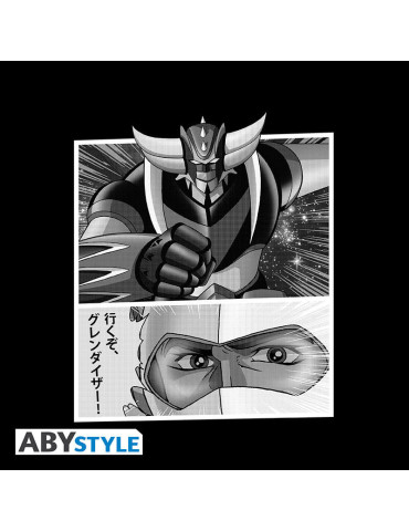 GRENDIZER - Tshirt noir unisexe - Goldorak & Actarus