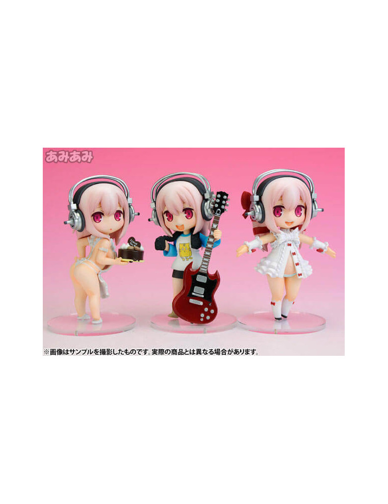 Super Sonico Figurine Collection x Mota Choco Ochi Set