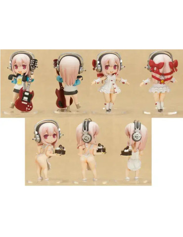Super Sonico Figurine Collection x Mota Choco Ochi Set