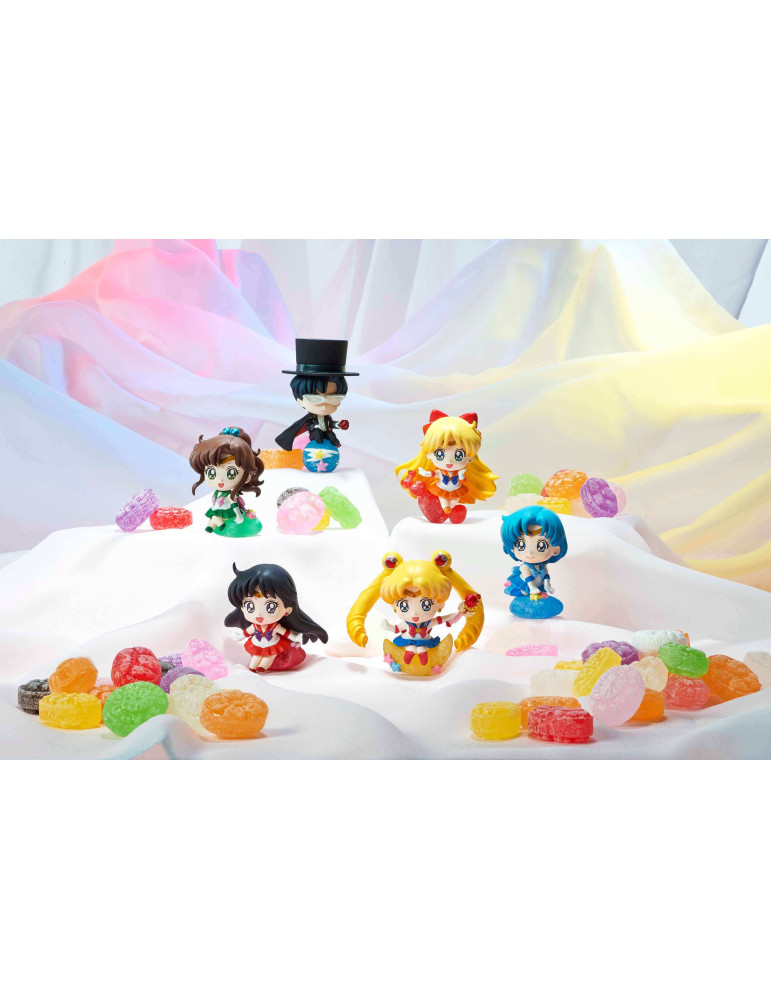 Sailor Moon Petit Chara Land Makeup by Candy ( Set of 6 Figurines )