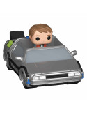 Retour vers le futur Bitty POP! Rides Vinyl figurine Marty McFly and Time Machine