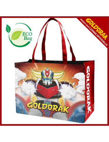 Goldorak Sac Cabas Reutilisables Eco Bag Fulgoropoing 50 x 40 x 20 cm