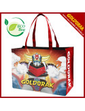 Goldorak Sac Cabas Reutilisables Eco Bag Fulgoropoing 50 x 40 x 20 cm