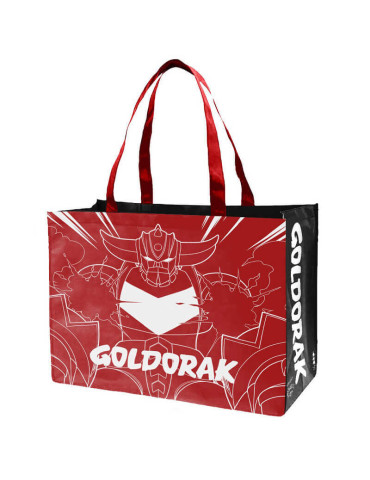 Goldorak Sac Cabas Reutilisables Eco Bag Fulgoropoing 50 x 40 x 20 cm