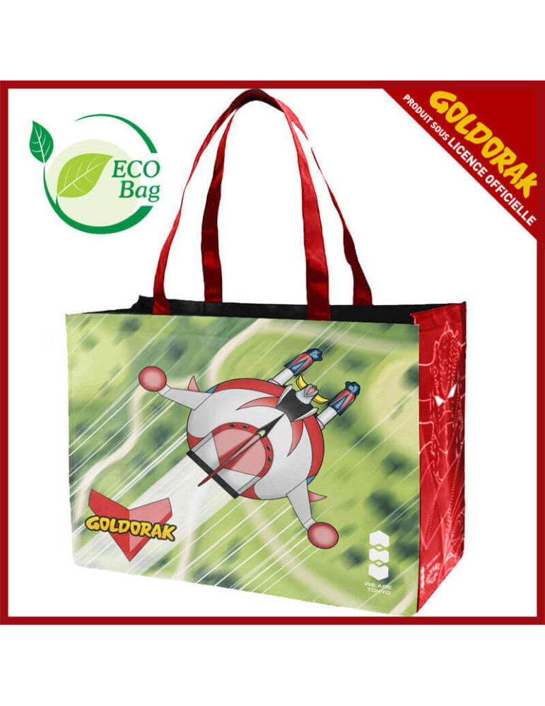 Goldorak Sac Cabas Reutilisables Eco Bag Spazer 50 x 40 x 20 cm