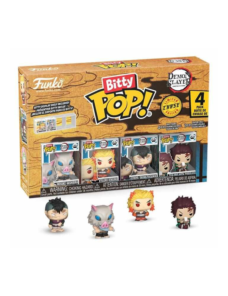Demon Slayer pack 4 figurines Bitty POP! Vinyl Inosuke 2,5 cm